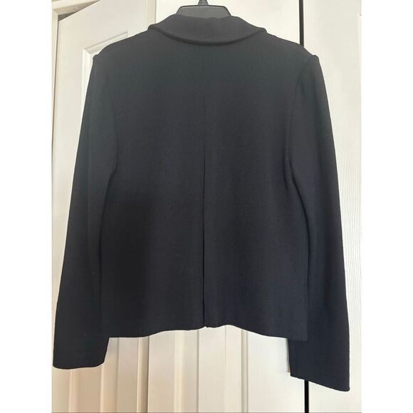 St. John Collection Black Knit Jacket - Picture 3 of 5